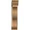 Ekena Millwork Funston Traditional Rough Sawn Bracket w/ Offset Brace, Western Red Cedar, 8"W x 30"D x 38"H BKT0806X30X38FST01RWR - alternate 3